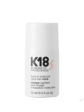 K18 Biomimetic Hairscience Leave-In Molecular Repair Hair Mask - White